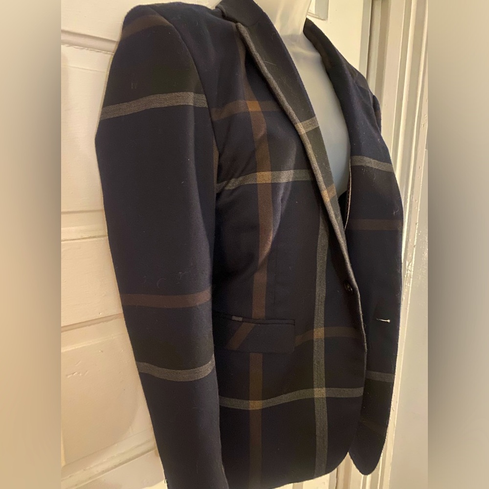 Plaid Blazer sz sm/m